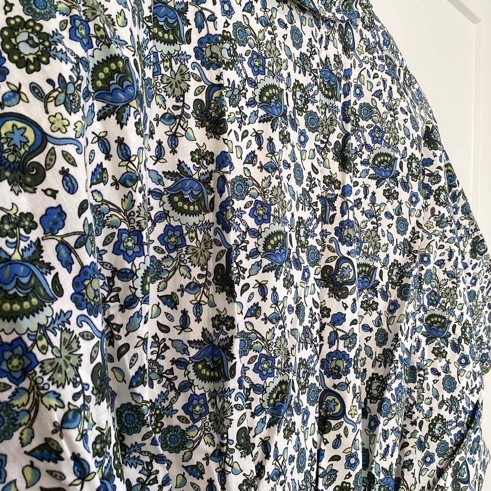 Exquise Tobie Mini Shirt Dress Anthropologie NWT Sz L Sz XL Floral - Picture 11 of 13